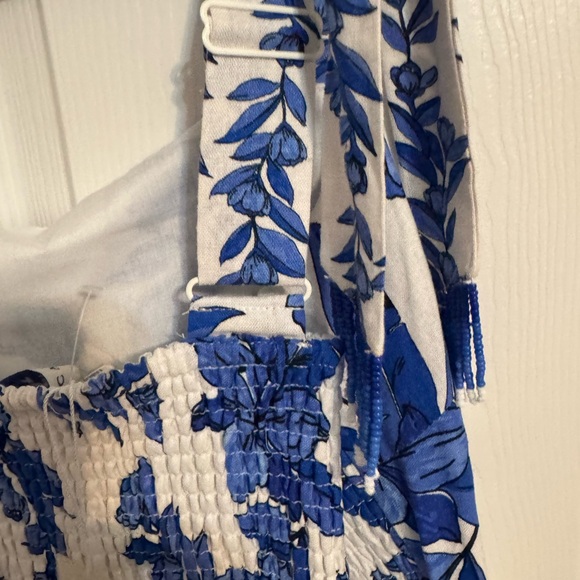 Calypso St Barth Blue and White Floral Dress - Picture 8 of 14